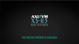 AxisVM X5-R3 - Ingliskeelne versioon saadaval