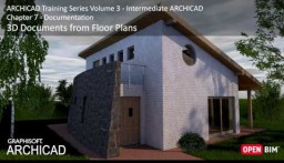 3D Dokumentide (3D Documents) loomine korruseplaanidest - ArchiCAD 20 Koolituse Seeriad Osa 3 – 40-52