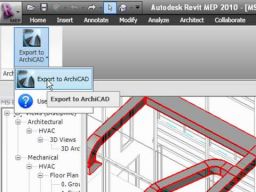 ArchiCAD 14 uued omadused - Otselingid konstruktsiooni ja MEP tarkvaradesse
