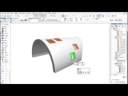 ArchiCAD 15 - Shells - Katuseakende koorikutesse paigutamine
