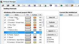 ArchiCAD 17 uued omadused: 057 - Ehitusmaterjalide atribuutide haldaja