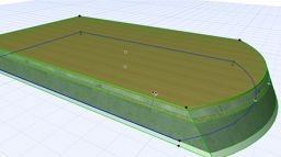 ArchiCAD 17 uued omadused: P&otilde;randa referents pinnad: 3D kuvamine ja kasutamine