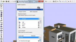 ArchiCAD 17 uued omadused: SketchUp 3D mudeli faili salvestamine