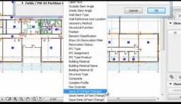 ArchiCAD 18 uued omadused: Uued muudatuste (Change) ja teemadega (Issue) seotud v&auml;ljad elementide ja komponentide andmetabelites (Element and Component Schedules)