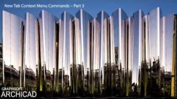 ARCHICAD 20 - Uued Tab kontekstimen&uuml;&uuml; k&auml;sud – Osa 3