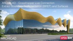ARCHICAD 23 - ARCHICAD-Grasshopper Live &uuml;hendus Servade esituse ja pindade v&auml;ljatoomine