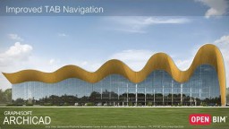 ARCHICAD 23 - Edasiarendatud TAB navigatsioon