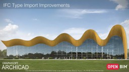 ARCHICAD 23 - IFC t&uuml;&uuml;bi impordi edasiarendused