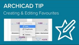 ARCHICAD Nipp - Lemmikute loomine ja t&ouml;&ouml;tlemine