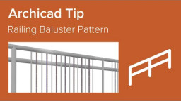 Archicad Nipp - Piirde balustraadi mustri t&ouml;&ouml;tlemine