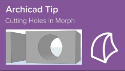 Archicad Nipp - Aukude l&otilde;ikamine Morph-s