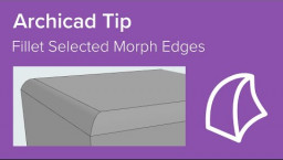 Archicad Tip - Morph valitud servade &uuml;mardamine