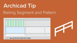 Archicad Tip - Piirde segmendi ja mustri t&ouml;&ouml;tlemine