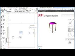 ArchiCAD 16 - BIM komponendid portaal: Drag and Drop laadimine
