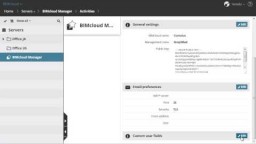 BIMcloud Manager h&auml;&auml;lestused ja paneelid
