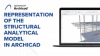 Konstruktsiooni anal&uuml;&uuml;tilise mudeli esitus Archicad-s