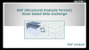 SAF (Structural Analysis File) moodul - Exceli p&otilde;hine kahesuunaline andmete &uuml;hendus