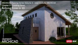 Tsoonide 3D-s korrigeerimine - ArchiCAD 20 Koolituse Seeriad Osa 3 – 22-52